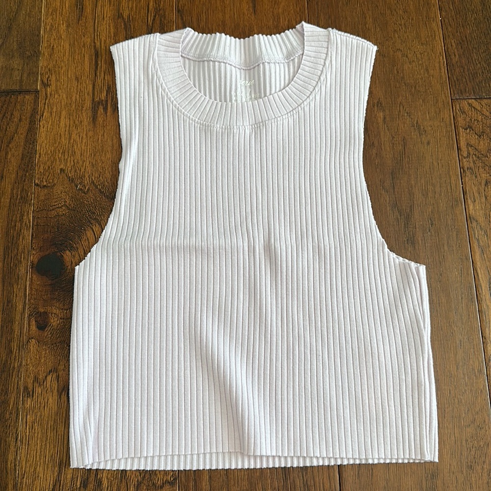 NWT Aerie Light Pink Cropped Tank